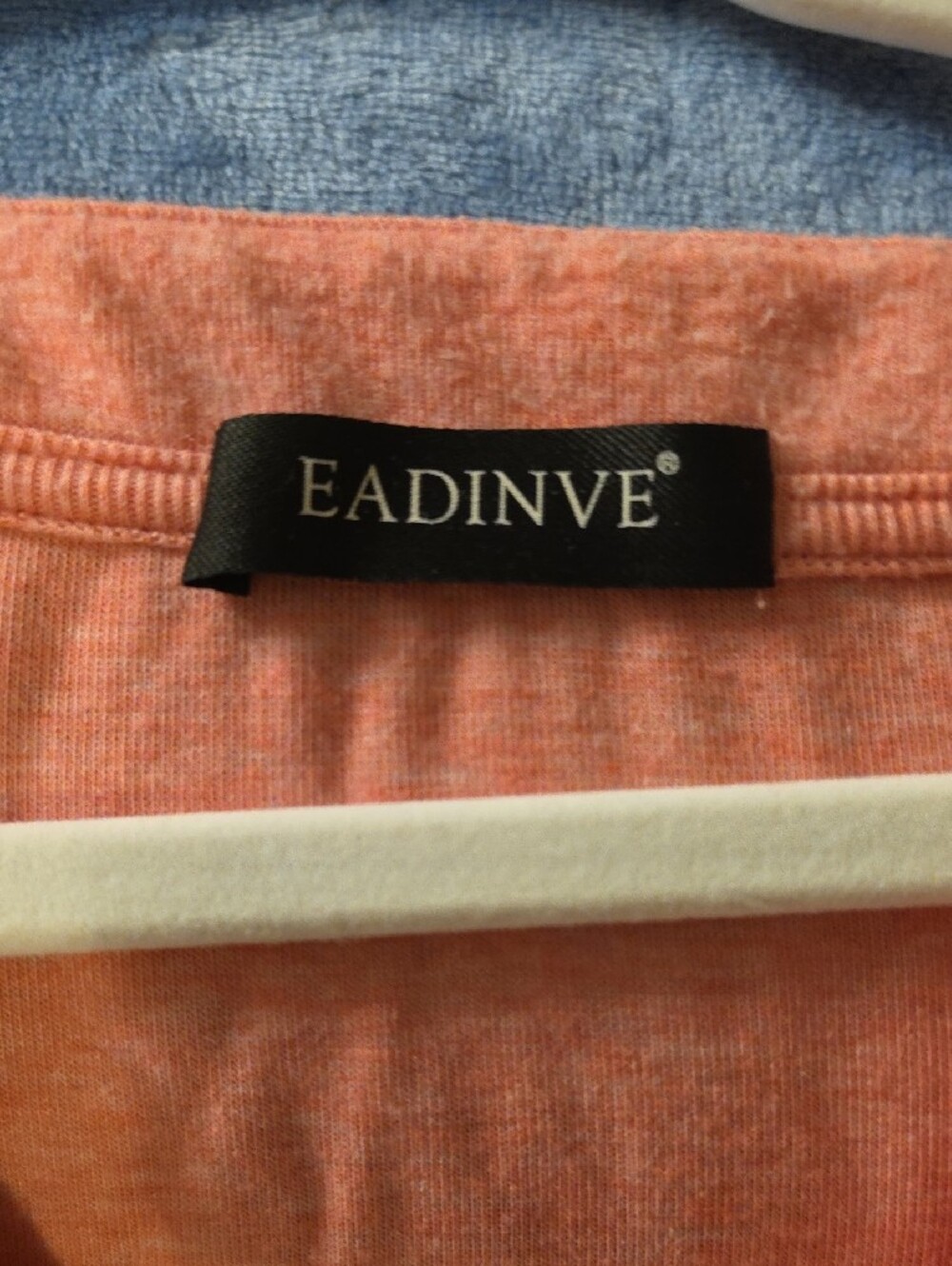 Amazon Coral Lightweight V-Neck Pullover Sweatshirt - Picture 2 of 2
